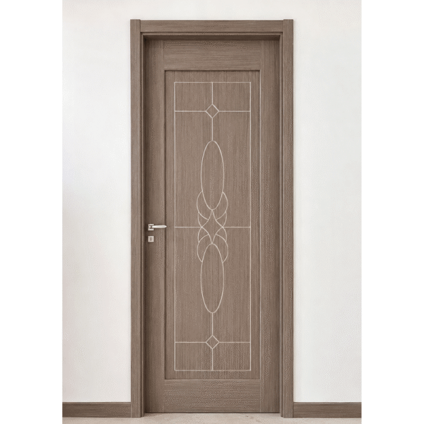 Decorative light finish WPC Door –