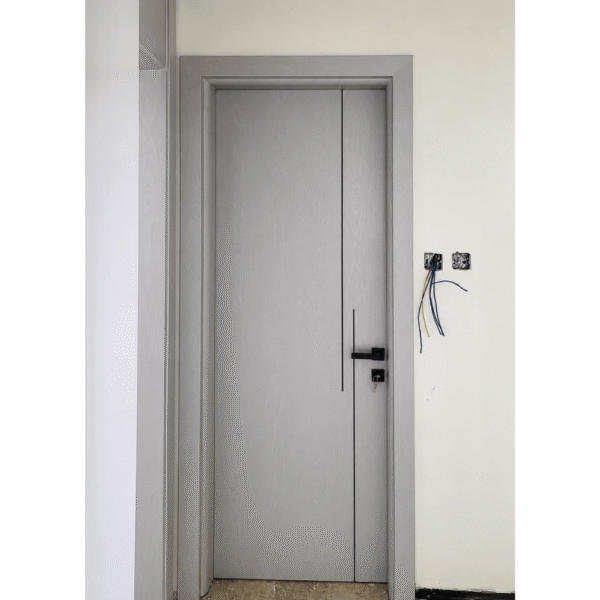 Light grey WPC door