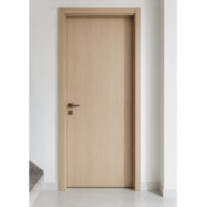 Light wood finish WPC door –