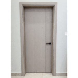 Modern light finish WPC door