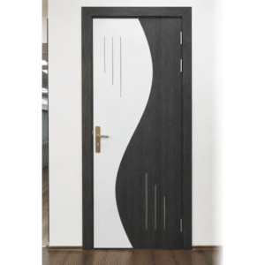 _Premium black & white WPC door – _Premium black & white WPC door –
