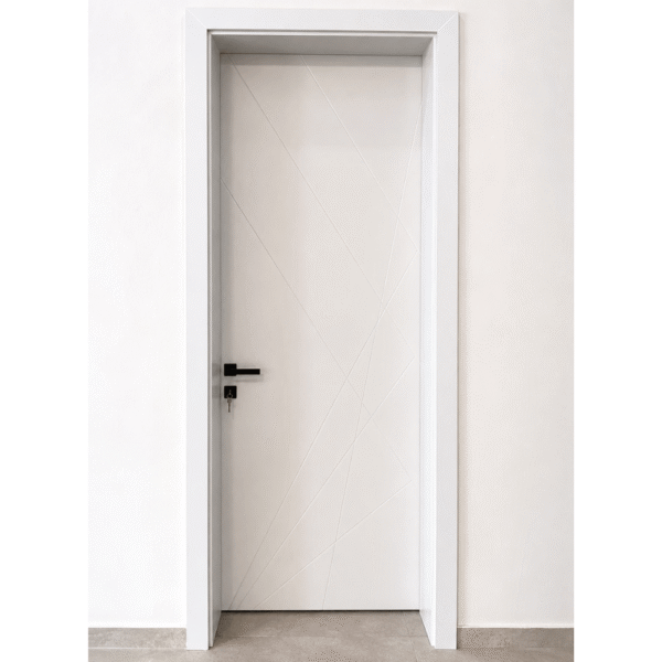 Premium waterproof white WPC Door