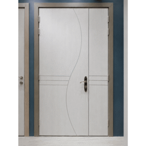 Premium white WPC door