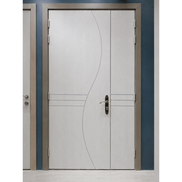Premium white WPC door