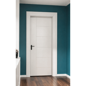 WPC door white