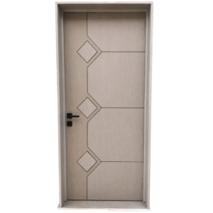 light color WPC door,
