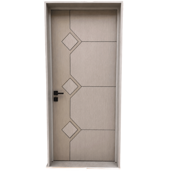 light color WPC door,