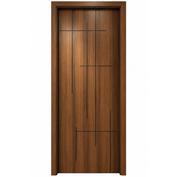 Dark Wood Color WPC Door  