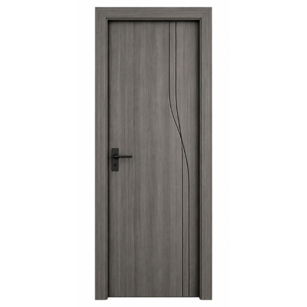 Modern dark color WPC Door